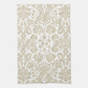 Vintage-französisches floral Art Nouveau-Muster Handtuch