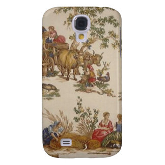 Vintage-Französisches-Land-Toile-Hülle iPhone 3G/3 Galaxy S4 Hülle