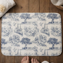 Vintage Französisches Landhaus "Blau Toile de Jouy