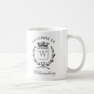 Vintage-Französisches-Wappen-Küche mit individuell Kaffeetasse