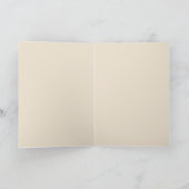 Vintage Frau bereitet Ostereier zu Feiertagskarte (Innenseite)