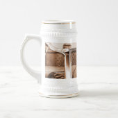 Vintage Frau Bierglas (Links)