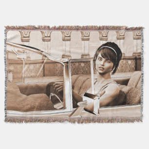 Vintage Frau Decke