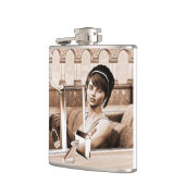 Vintage Frau Flachmann (Links)