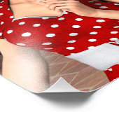 Vintage Frau Fotodruck (Ecke)