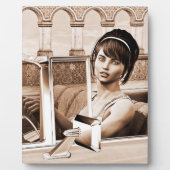 Vintage Frau Fotoplatte (Vorderseite)