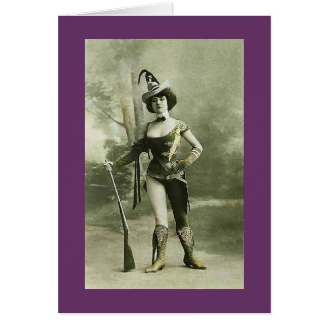Vintage Frau in Kostüm (Vorne)