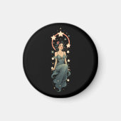 VINTAGE FRAU MAGNET (Vorne)