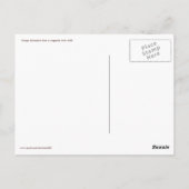 Vintage Frau mit Brief Postkarte (Rückseite)