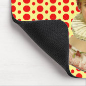 Vintage Frau Pierrot Mousepad (Ecke)