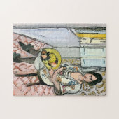 Vintage Frau Plakate Puzzle (Horizontal)