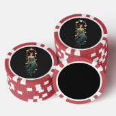 VINTAGE FRAU POKERCHIPS (Stapel)