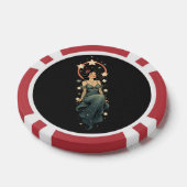 VINTAGE FRAU POKERCHIPS (Einzeln)
