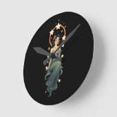 VINTAGE FRAU RUNDE WANDUHR (Winkel)