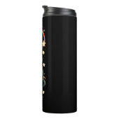 Vintage Frau Thermosbecher (Nach rechts gedreht)