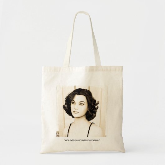 Vintage Frau Tragetasche (Vorne)