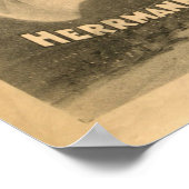 Vintage Frau und Moon Magician Herrmann Poster (Ecke)