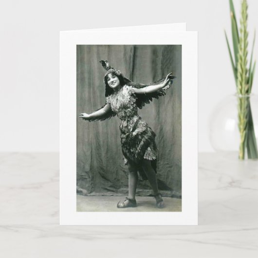 Vintage Frau - Was ist normal? Karte (Vorderseite)