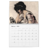 Vintage Frauen 2026 Art Kalender (Feb 2027)