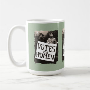 Vintage Frauen-Abstimmungs-Tasse Kaffeetasse