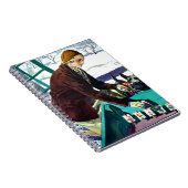 Vintage Frauen und Scottie Dog Planting Notizblock (Rechte Seite)