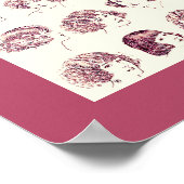 Vintage Frauenhaarstile 1924 Poster (Ecke)