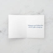 Vintage Frauenkäse Butterflies Happy Birthday Karte (Innenseite)