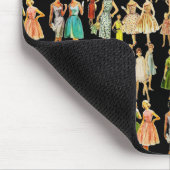 Vintage Frauenmode Mousepad (Ecke)