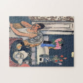 Vintage Frauenposter Puzzle (Horizontal)