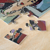 Vintage Frauenposter Puzzle (Seite)
