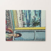 Vintage Frauenposter Puzzle (Horizontal)