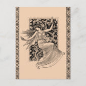 Vintage Frauentanz Postkarte (Vorderseite)