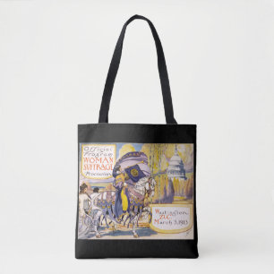 Vintage Frauenwahlwerbung Tasche