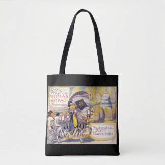 Vintage Frauenwahlwerbung Tasche