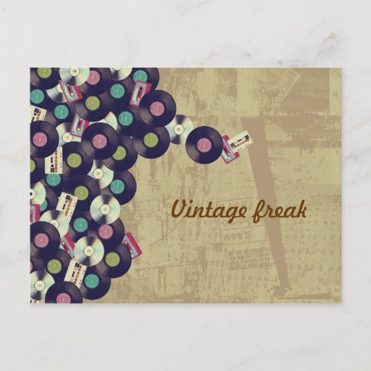 Vintage Freak Postkarte (Vorderseite)