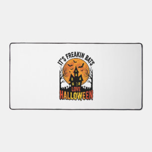 Vintage Freakin Fledermäuse lieben Halloween-Shirt Schreibtischunterlage