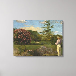 Vintage Frederic Bazille Der kleine Gärtner Leinwanddruck
