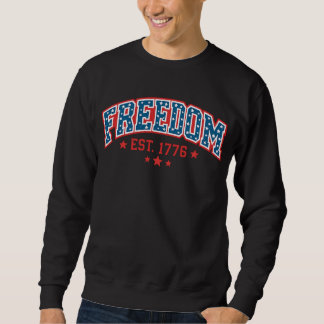 Vintage Freedom 1776 Patriotischer Bogen Amerikani Sweatshirt