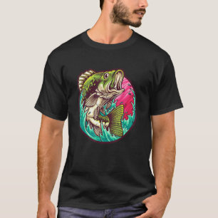 Vintage Freigabe für den Bassfang von Largemouth g T-Shirt