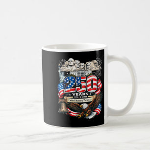 Vintage-Freiheit 4. Juli Amerikaner 250 Veteran Kaffeetasse