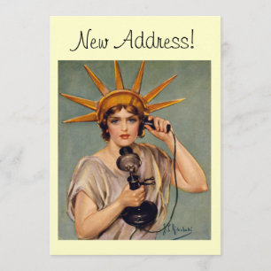 Vintage Freiheit bei der Ankündigung neuer Zuhause