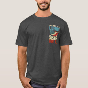 Vintage Freiheit und Gerechtigkeit für alle USA Ka T-Shirt