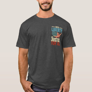 Vintage Freiheit und Gerechtigkeit für alle USA Ka T-Shirt