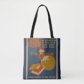 Vintage "Freiheits-" Taschen-Tasche Tasche (Vorderseite)