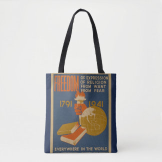 Vintage "Freiheits-" Taschen-Tasche Tasche