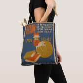 Vintage "Freiheits-" Taschen-Tasche Tasche (Von Nahem)