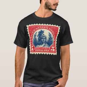 Vintage Freiheitsstatue 1923 Porto Briefmarke Coll T-Shirt