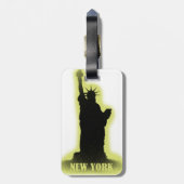 Vintage Freiheitsstatue 2 Gepäckanhänger (Rückseite vertikal)