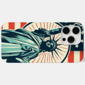 Vintage, Freiheitsstatue Case-Mate iPhone Hülle (Rückseite (Horizontal))