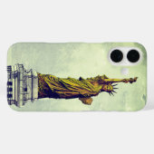 Vintage Freiheitsstatue Case-Mate iPhone Hülle (Rückseite (Horizontal))